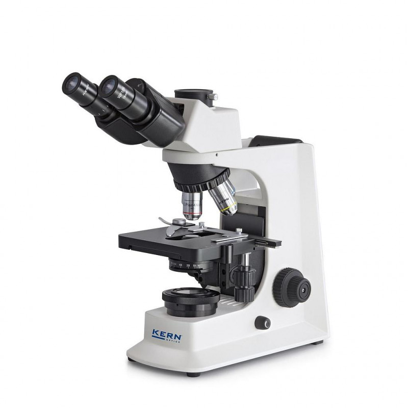 Kern sohn Microscope trinoculaire OBF 131 halogène 20W 4x/10x/40x/100x Kern Kobleo