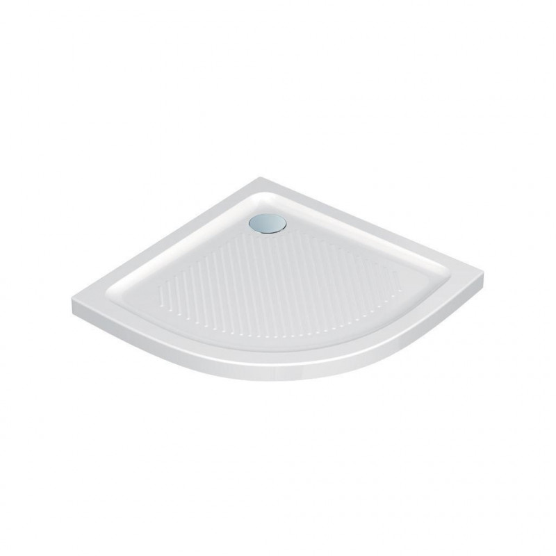 Ideal standard Receveur de douche d'angle 1/4 de rond Connect 90 x 90 cm antidérapant Kobleo