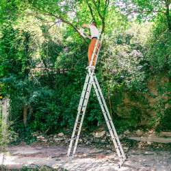 Hoström Echelle 3 plans StablePRO 3x11 marches hauteur travail max 6,31m Hostrom Kobleo