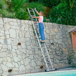 Hoström Echelle simple StablePRO 13 marches hauteur travail max 4,49m Hostrom Kobleo