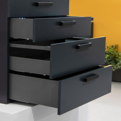 Emuca Kit tiroir Vertex 178x450mm gris anthracite 3173335 Emuca Kobleo Emuca Kit tiroir Vertex 178x450mm gris anthracite 3173335 Emuca Kobleo
