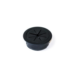 Emuca 10 passe-câbles pour table Roundot D60mm plastique noir 3920217 Emuca Kobleo