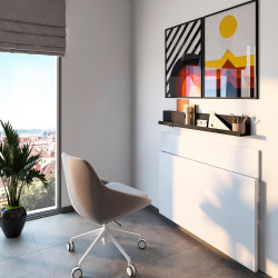 Emuca Lot de supports d'étagères pliables 200mm acier blanc 4014012 Emuca Kobleo