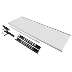 Emuca Miroir extractible pour armoire 100x34cm gris métallisé 7018025 Emuca Kobleo