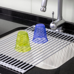 Emuca Égouttoir à vaisselle flexible et enroulable 330x520mm 8939221 Emuca Kobleo Emuca Égouttoir à vaisselle flexible et enroulable 330x520mm 8939221 Emuca Kobleo
