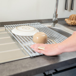 Emuca Égouttoir à vaisselle flexible et enroulable 330x520mm 8939221 Emuca Kobleo Emuca Égouttoir à vaisselle flexible et enroulable 330x520mm 8939221 Emuca Kobleo