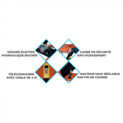 Stockman Table élévatrice électrique 2000x1000mm 2T HW2006/380V Stockman Kobleo