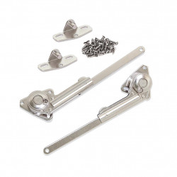 Emuca Compas pour portes à abattant 20-70kgxcm nickelé 1275707 Emuca Kobleo