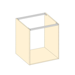Emuca Kit traverse Albeam pour meubles de cuisine anodisé mat 8160562 Emuca Kobleo
