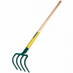 Leborgne Croc de jardin 4 dents triangulaires manche bois 407081 LEBORGNE Kobleo