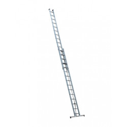 Escalux Echelle Aluminium semi-pro coulissante à corde 2x15 Haut travail 8 m E Kobleo