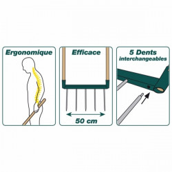 Leborgne Biogrif 5 dents soudées manche bois 320320 LEBORGNE Kobleo