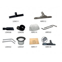 Leman Aspirateur eau et poussières ASP701 70L 1250W avec accessoires Leman Kobleo