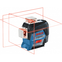 Bosch Niveau laser lignes GLL 3-80 C Professional 4x1,5V LR6 AA 30m Bosch Kobleo