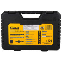 DeWalt 100 Pièces de perçage et vissage dans un coffret DT71563-QZ DeWalt Kobleo
