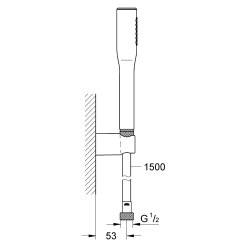 Grohe Ensemble de douche Euphoria Cosmopolitan Stick 27369000 Grohe Kobleo