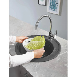 Grohe Mitigeur monocommande évier bec haut Bauloop 31368000 Grohe Kobleo Grohe Mitigeur monocommande évier bec haut Bauloop 31368000 Grohe Kobleo