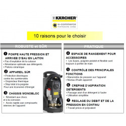 Karcher Nettoyeur Haute Pression 130 bar 2700W HD6/13C+ Karcher Kobleo Karcher Nettoyeur Haute Pression 130 bar 2700W HD6/13C+ Karcher Kobleo