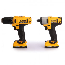 DeWalt Coffret DCK211D2T Perceuse visseuse Boulonneuse à chocs 10,8V 2,0Ah DeWalt Kobleo