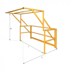 Stockman Barrière écluse basculante largeur utile 2800mm BEB2800 Stockman Kobleo