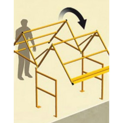 Stockman Barrière écluse basculante largeur utile 1600mm BEB1000 Stockman Kobleo