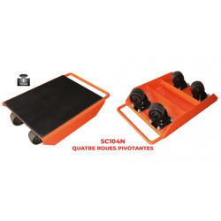 Stockman Rouleur avec galets pivotants 1T 4 roues pivotantes SC104N Stockman Kobleo Stockman Rouleur avec galets pivotants 1T 4 roues pivotantes SC104N Stockman Kobleo
