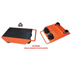 Stockman Rouleur avec galets pivotants 1T 2 roues pivotantes SC102N Stockman Kobleo