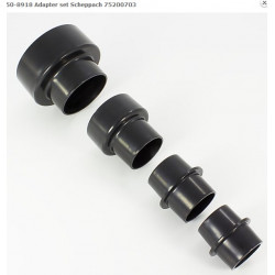 Scheppach Jeu de 4 buses d’aspiration pour aspirateur Kobleo