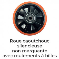 Stockman Servante standard 120kg 2 plateaux en acier laqué SED2 Stockman Kobleo