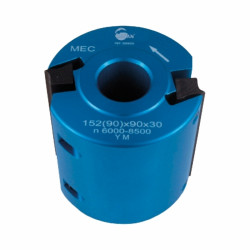 Leman Porte-outils à moulurer D90x90xAl.30mm 2 dents 090.90.30 Leman Kobleo