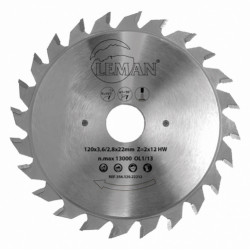 Leman Lame carbure inciseur extensible 120x22mm Z2x12 356.120.22212 Leman Kobleo