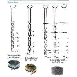 Alsafix Cloueur pneumatique C 28/70 P1 8bar pointes 35-70mm Kobleo
