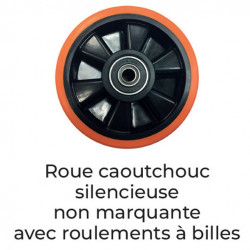 Stockman Plateau roulant PA30 acier laqué 910x610mm 300kg Stockman Kobleo