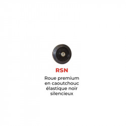 Stockman Diable charge cylindrique SAC15-RSN roues caoutchouc noir 200kg Kobleo