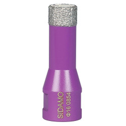 Sidamo Trépan diamant à sec 11101456 D16 16mm M14 Sidamo Kobleo