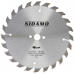 Sidamo Lame de scie circulaire carbure 901046 Silergie I 180x2.4x16mm Z24 Sidamo Kobleo