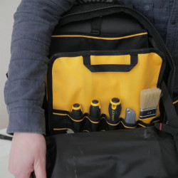 Stanley Sac à dos 1-95-611 porte outils 28l 50 poches amovibles Stanley Kobleo Stanley Sac à dos 1-95-611 porte outils 28l 50 poches amovibles Stanley Kobleo