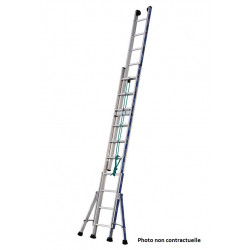 Tubesca Comabi Echelle coulisse à corde en Alu 2x18 échelons accès 1004 m max PLATINI Kobleo Tubesca Comabi Echelle coulisse à corde en Alu 2x18 échelons accès 1004 m max PLATINI Kobleo