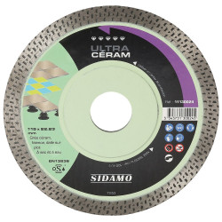 Sidamo Disque diamant Ultra Céram D115x22,23xH10mm Sidamo Kobleo