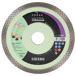 Sidamo Disque diamant Ultra Ceram D125x22,23xHt10mm Sidamo Kobleo