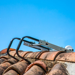 Hoström Crochets de faîtage Safein pour échelle de toit Hostrom Kobleo