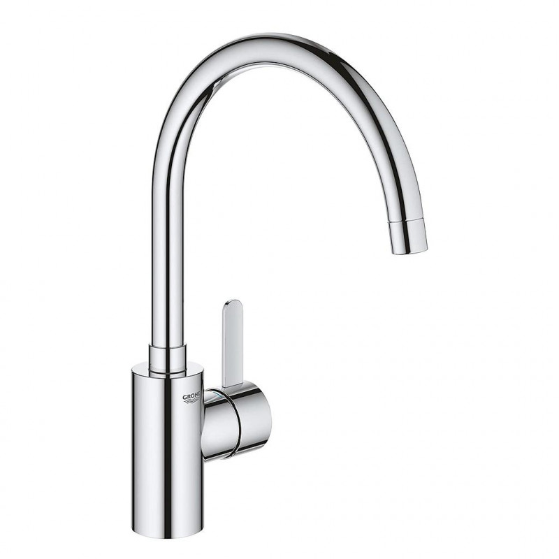 Grohe Mitigeur évier Eurosmart Cosmopolitan bec haut chromé Grohe Kobleo