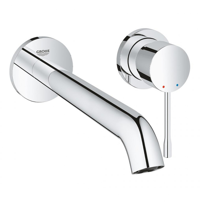 Grohe Mitigeur monocommande lavabo Essence 2 trous taille L chromé Grohe Kobleo