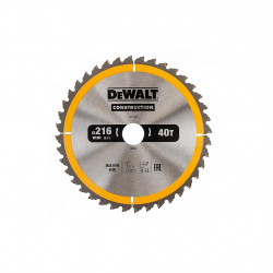 DeWalt Lame de scie circulaire DT1953 D216mm 40 dents DeWalt Kobleo