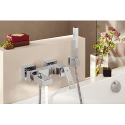 Grohe Mitigeur monocommande Eurocube 1/2" pour baignoire chromé Grohe Kobleo