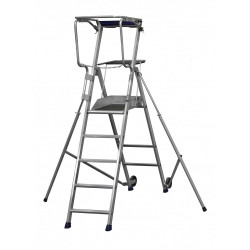 Duarib Plate-forme individuelle en aluminium 5 marches hauteur de travail 320 Duarib Kobleo