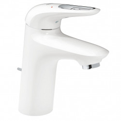 Grohe Mitigeur lavabo Eurostyle monocommande taille S blanc/chromé Grohe Kobleo