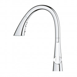 Grohe Mitigeur évier Zedra monocommande 3 jets bec pivotant chromé Grohe Kobleo Grohe Mitigeur évier Zedra monocommande 3 jets bec pivotant chromé Grohe Kobleo
