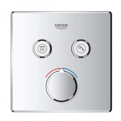 Grohe Mitigeur encastré SmartControl 2 sorties chromé Grohe Kobleo