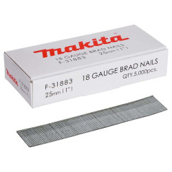 Makita Boite de 5000 clous galva F-31883 L25mm pour AF505 Makita Kobleo